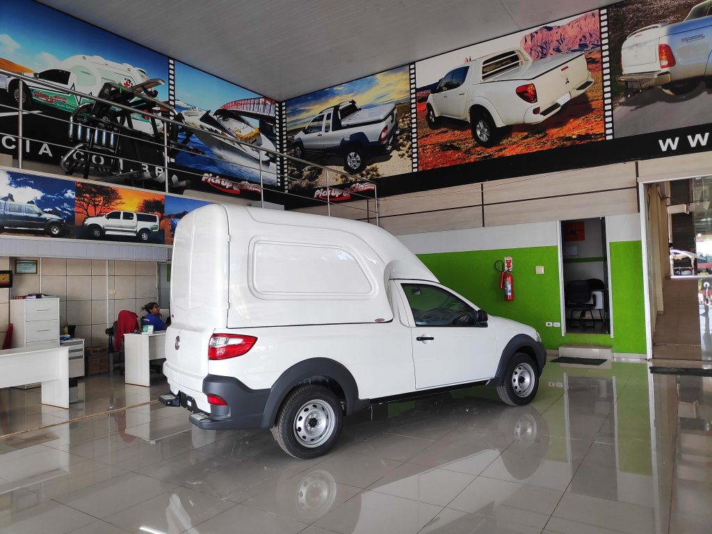 Capota de Fibra para Fiat Strada Carga alta